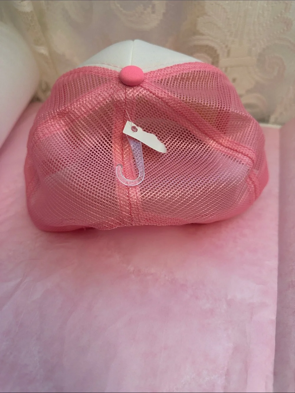 Pink women’s trucker hat